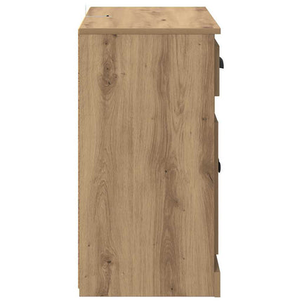 Sideboards 2 pcs Artisan Egetræ 70 x 35,5 x 67,5 cm
