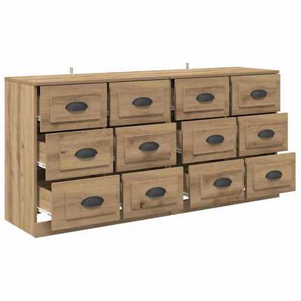 Sideboards 2 pcs Artisan Egetræ 70 x 35,5 x 67,5 cm