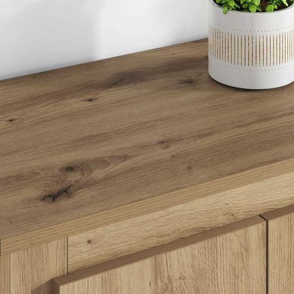 Highboard 3 pcs Artisan Egetræ 132 x 35,5 x 103,5 cm