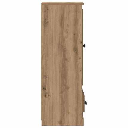 Highboard 3 pcs Artisan Egetræ 132 x 35,5 x 103,5 cm