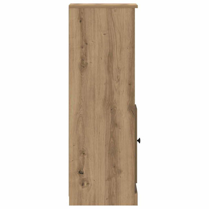 Highboard 3 pcs Artisan Egetræ 132 x 35,5 x 103,5 cm