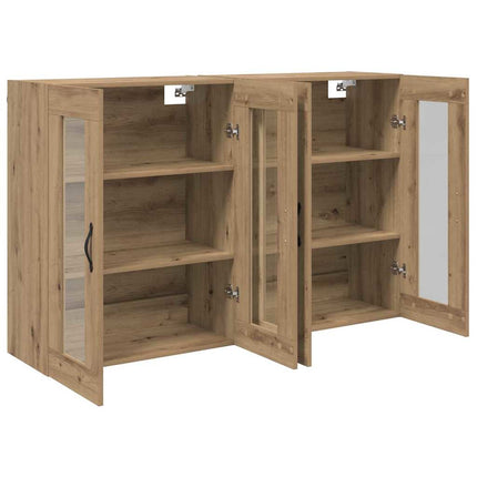 Væggeskabe 2 pcs Artisan Egetræ 69,5 x 34 x 90 cm