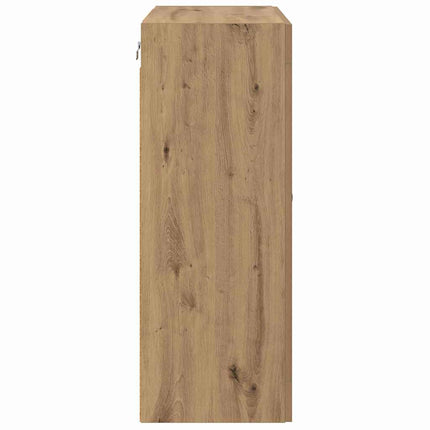 Væghængt skab 2 pcs Artisan Egetræ 69,5 x 34 x 90 cm