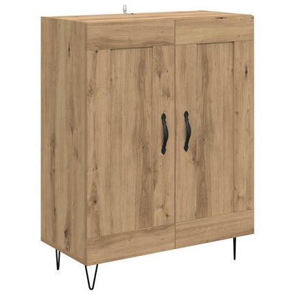 Highboard Artisan Egetræ 69,5 x 34 x 90 cm Konstrueret træ