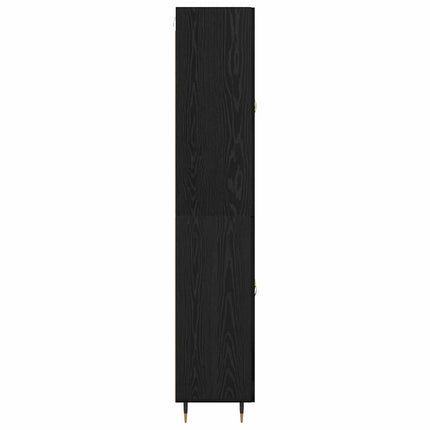 Highboard Sort eg 69,5 x 34 x 90 cm Konstrueret træ