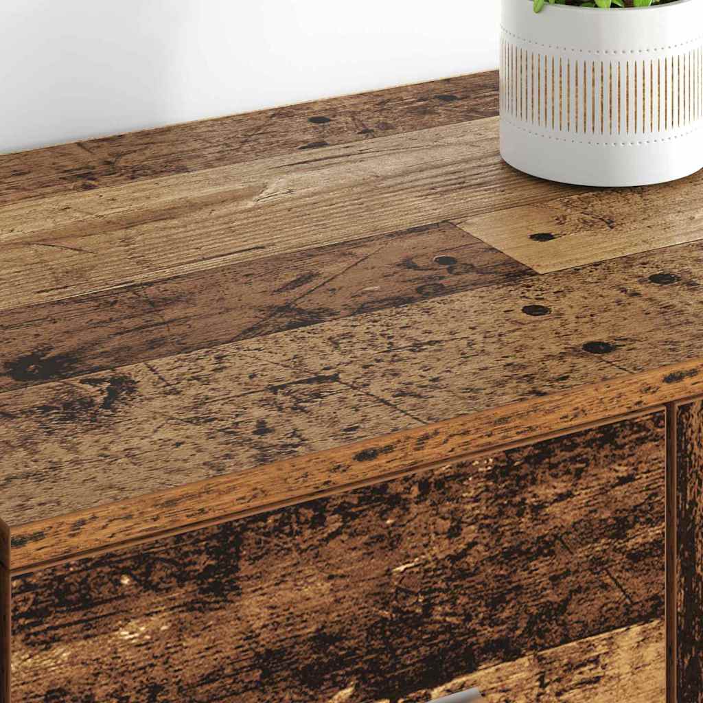 Sideboards med skuffe Corona 2 pcs Gammelt træ 59 x 39 x 80 cm