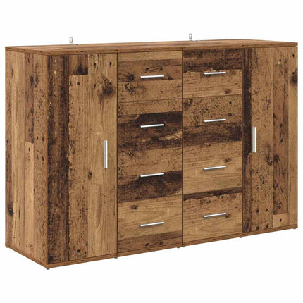 Sideboards CORONA 2 stk. Gammelt træ 59 x 39 x 80 cm