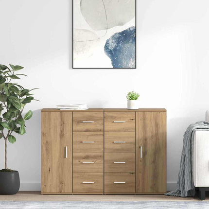 Sideboards CORONA 2 pcs Artisan Egetræ 59 x 39 x 80 cm