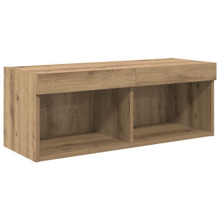 TV Vægmonteringer 6 pcs Artisan Egetræ Konstrueret træ