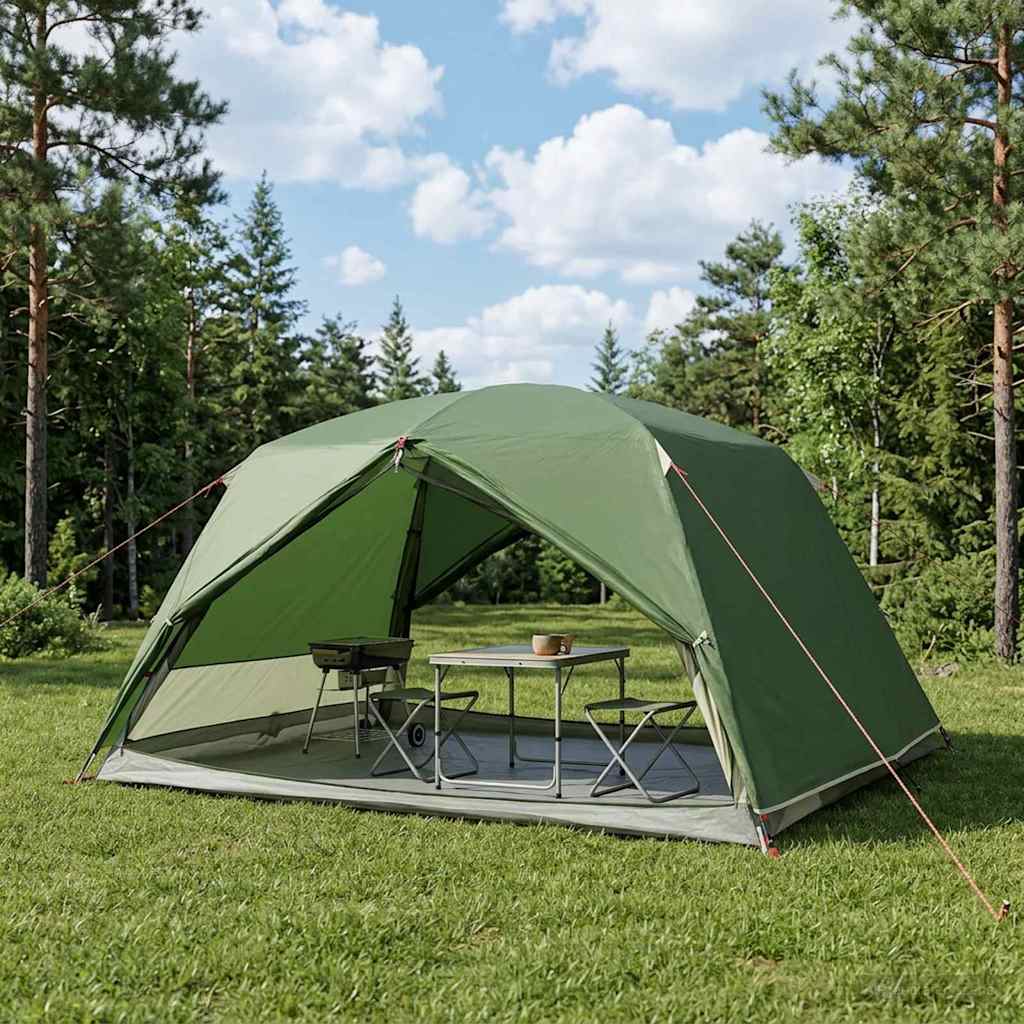 Backpacking Telt 4-personers Grn 185T Polyester med PU Coating