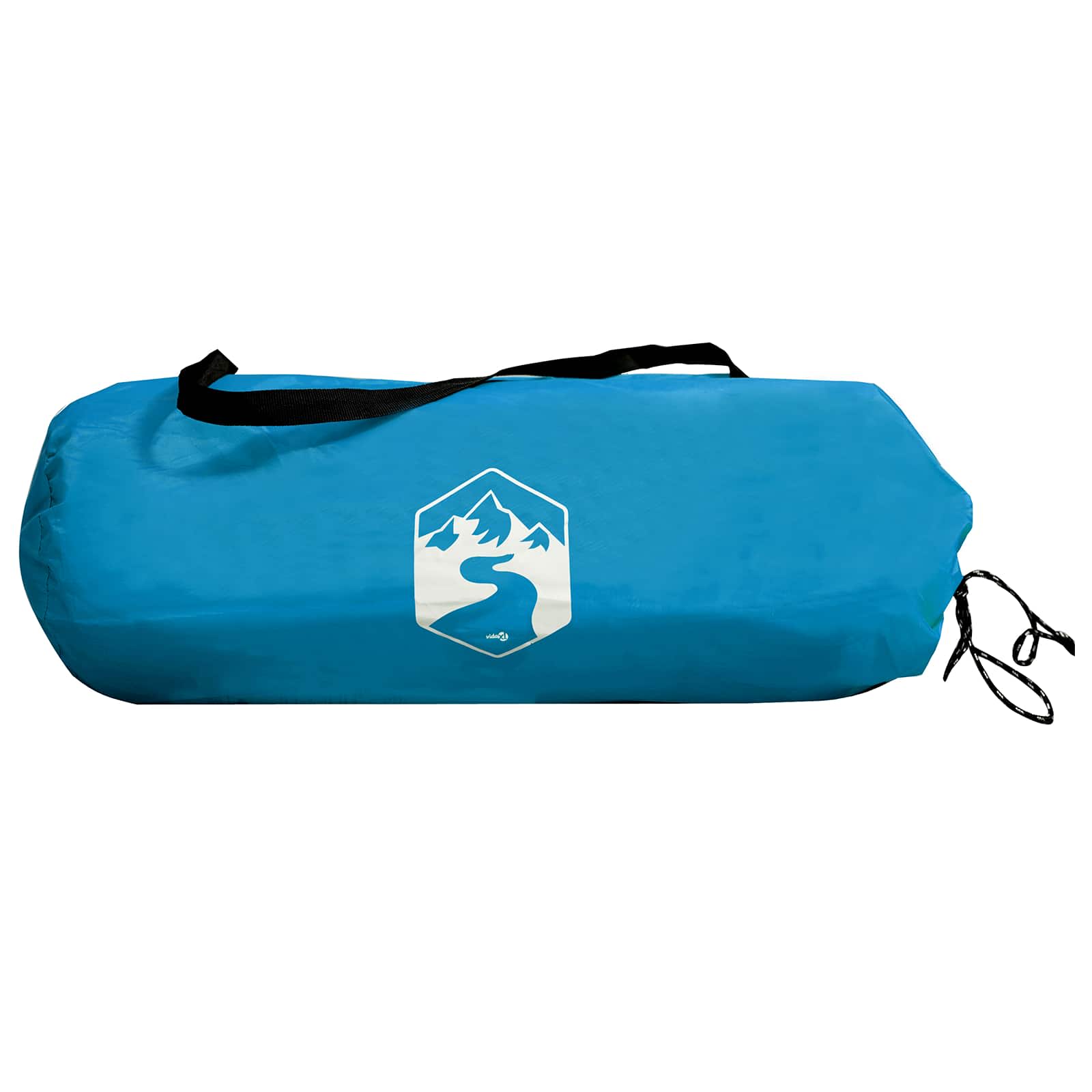 Backpacking Telt Blå 4-personers 185T Polyester med PU Coating