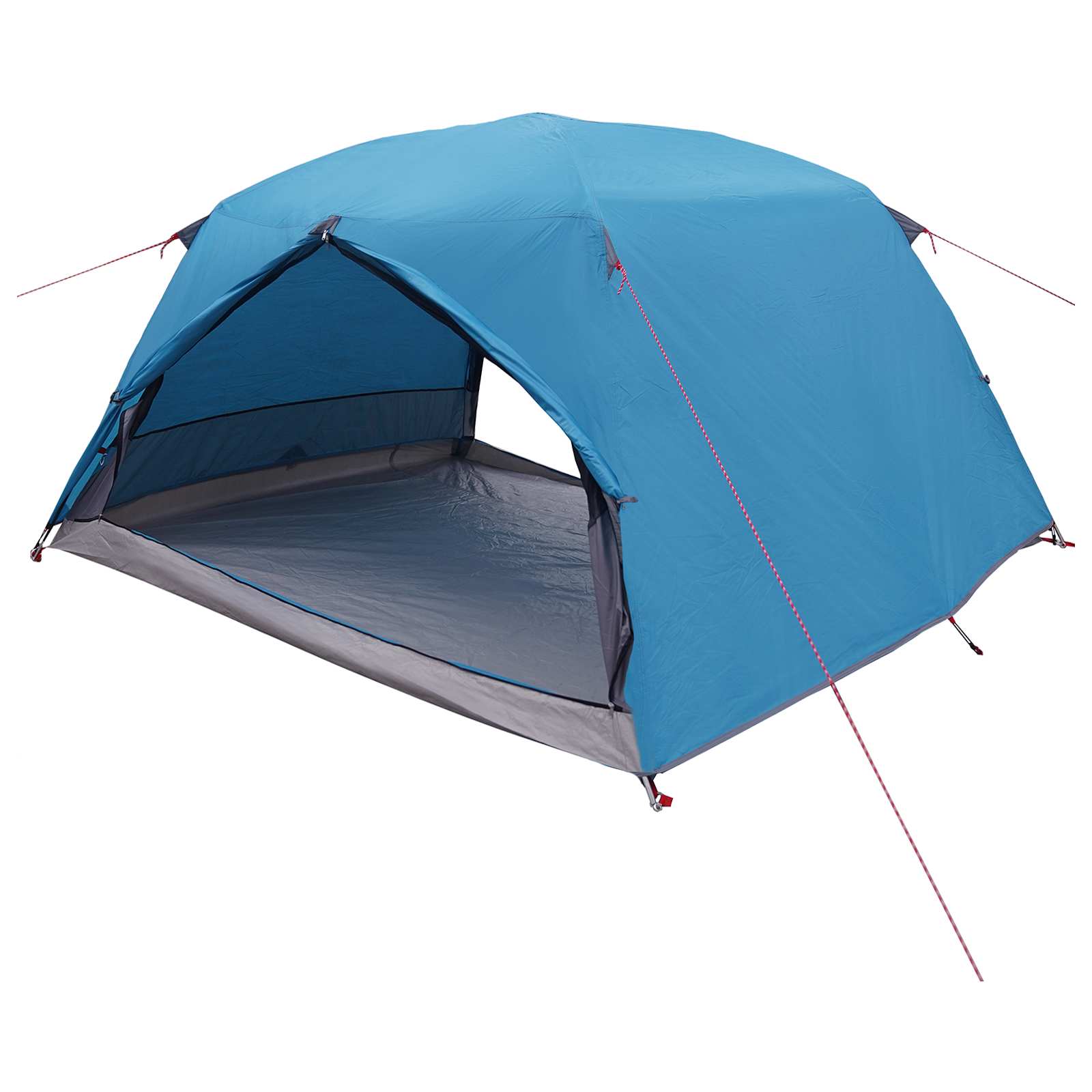 Backpacking Telt Blå 4-personers 185T Polyester med PU Coating