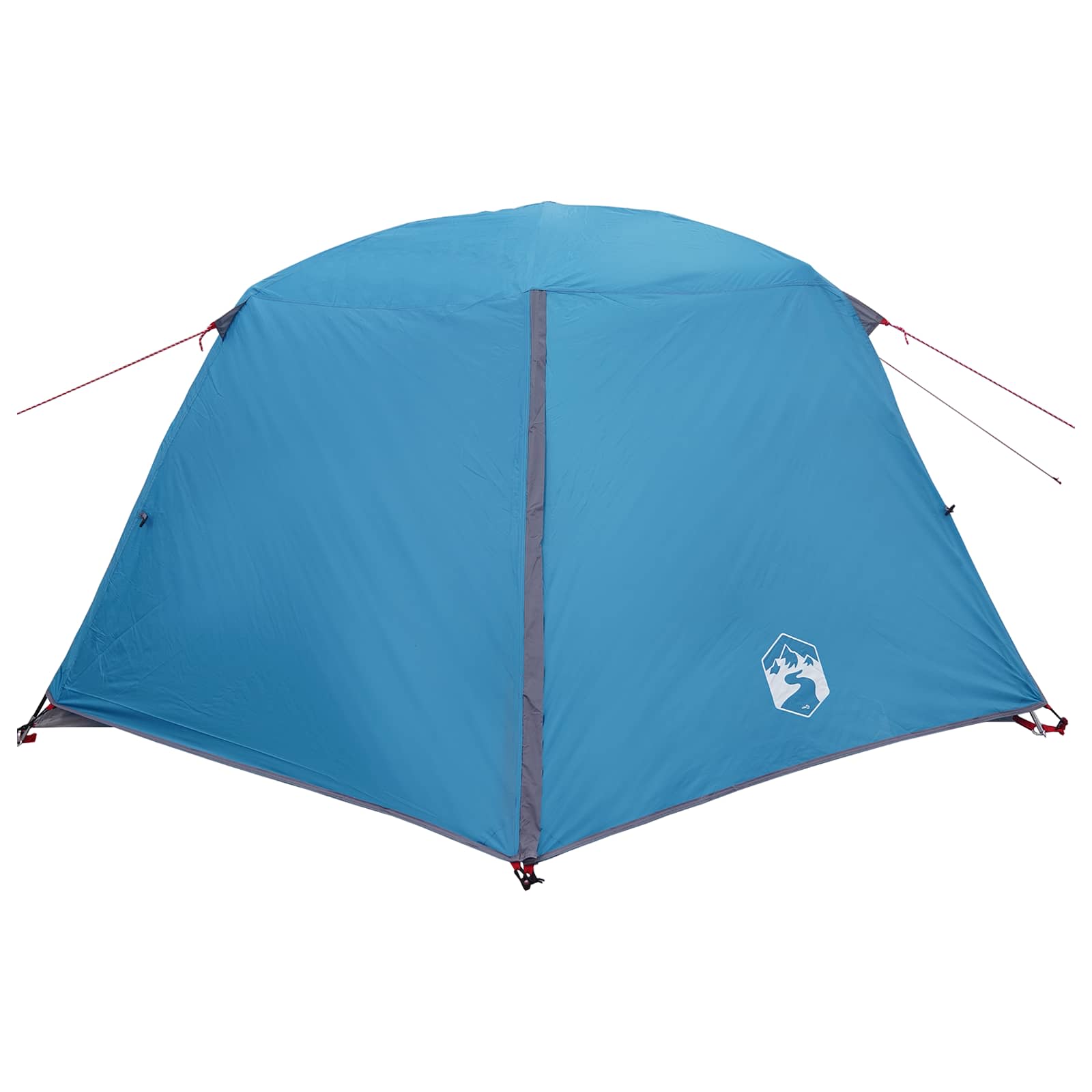 Backpacking Telt Blå 4-personers 185T Polyester med PU Coating