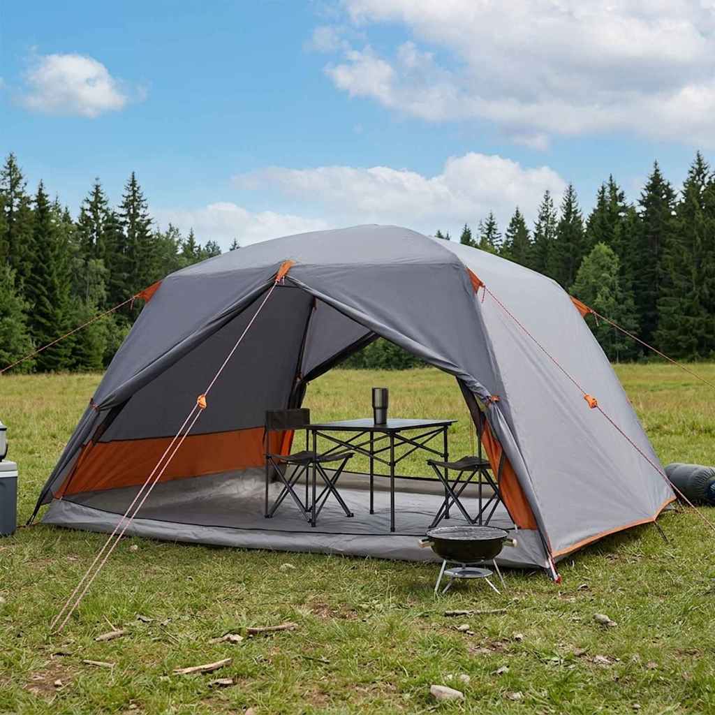 Backpacking Telt Grå og orange 4-personers