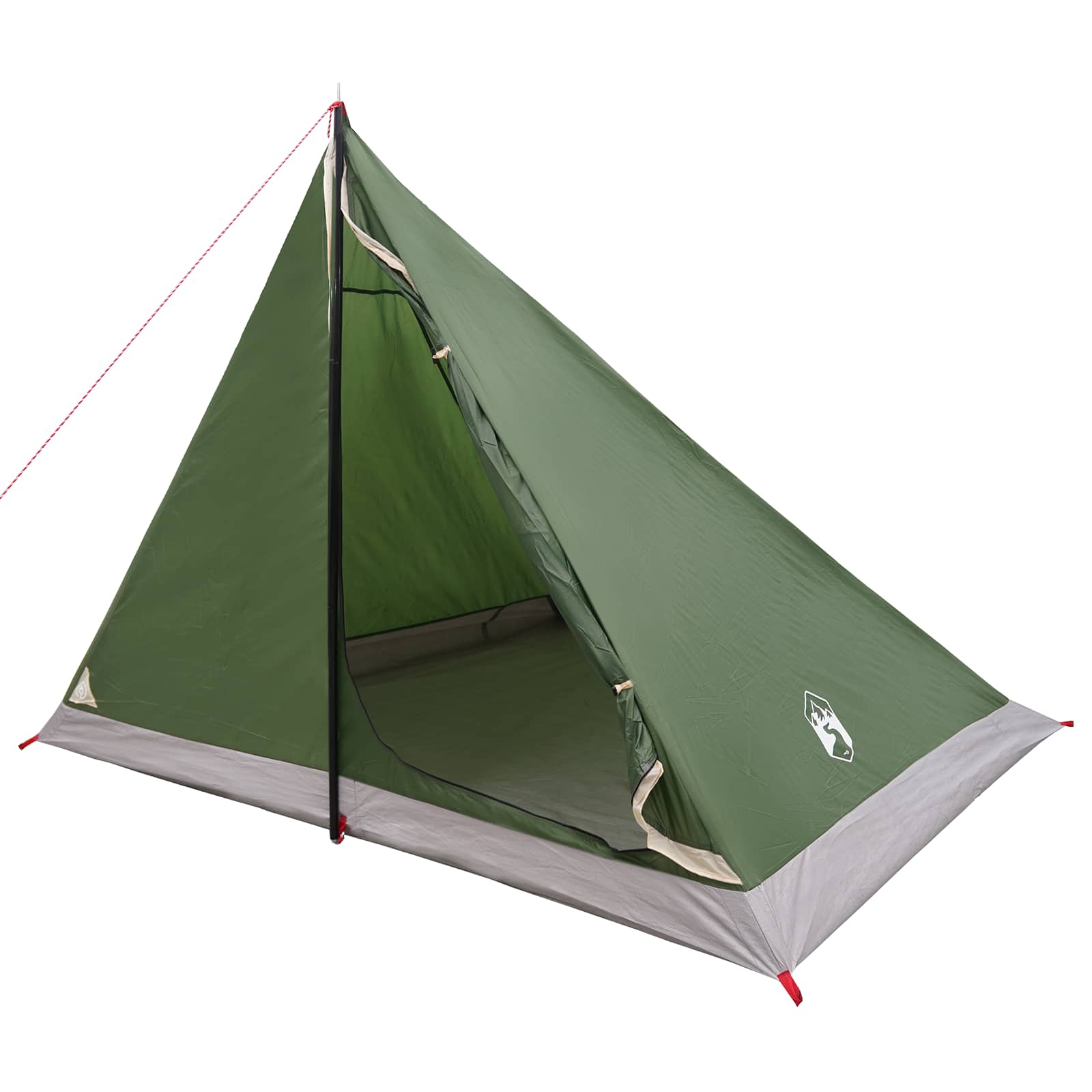 Backpacking Telt Grøn 4-personers 185T Polyester med PU Coating