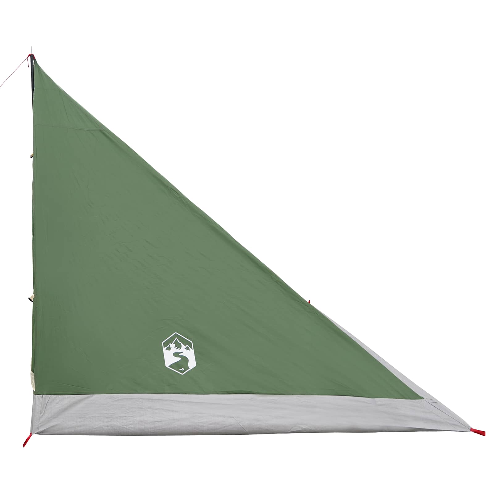 Backpacking Telt Grøn 4-personers 185T Polyester med PU Coating