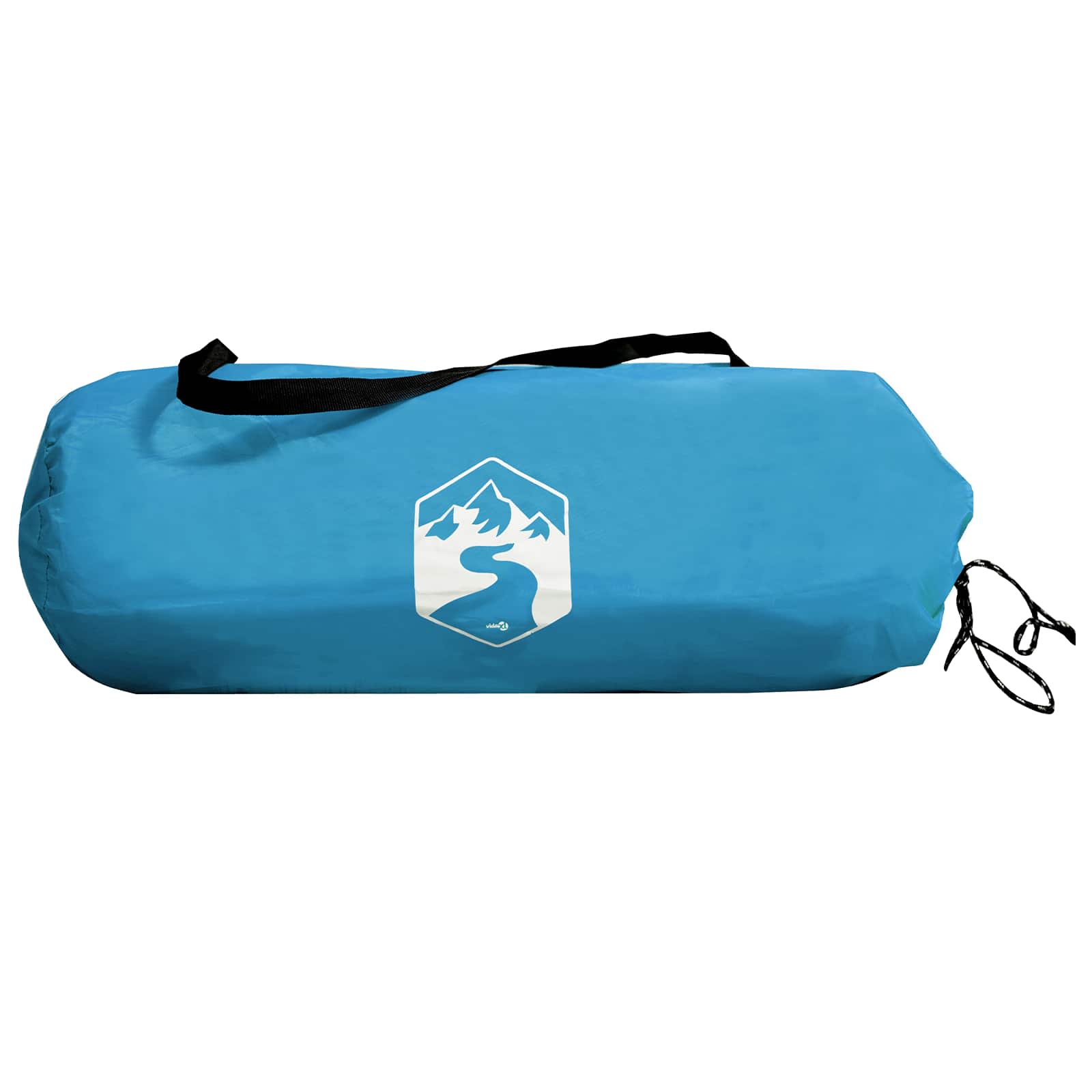 Backpacking Telt Blå 4-personers 185T Polyester med PU Coating