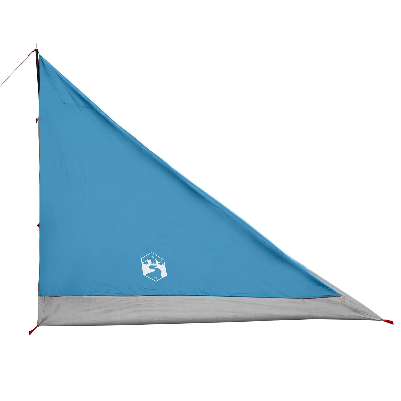 Backpacking Telt Blå 4-personers 185T Polyester med PU Coating