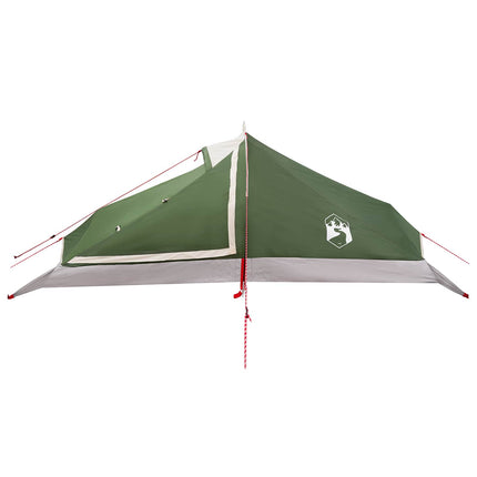 Backpacking Telt Grøn 4-personers 185T Polyester med PU Coating