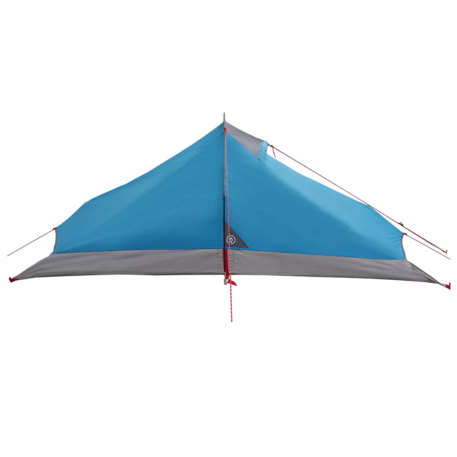 Backpacking Telt Blå 4-personers 185T Polyester med PU Coating