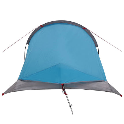 Backpacking Telt Blå 2-personers 185T Polyester med PU Coating