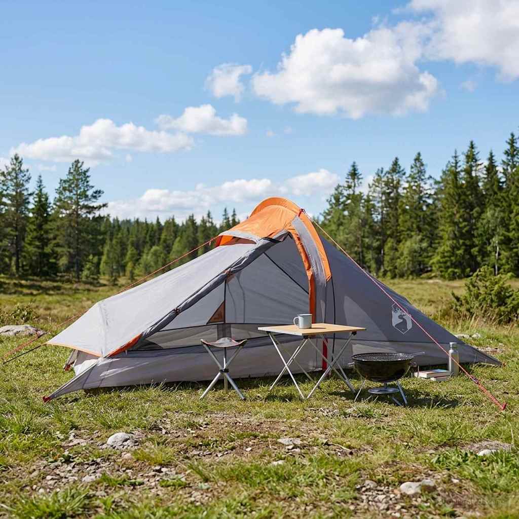 Backpacking Telt 2-personers Grå og