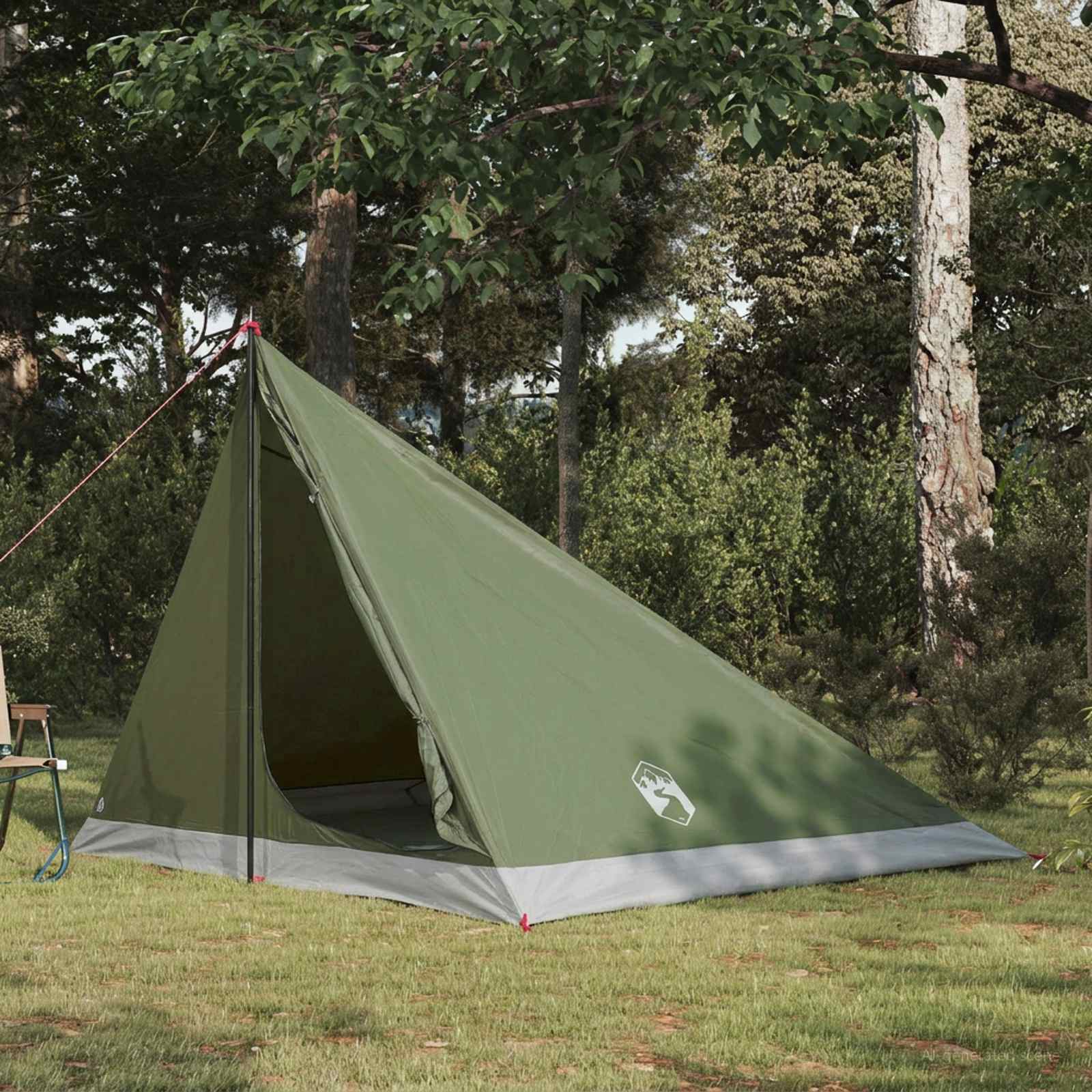 vidaXL Backpacking Telt - 4 Personer - Grøn
