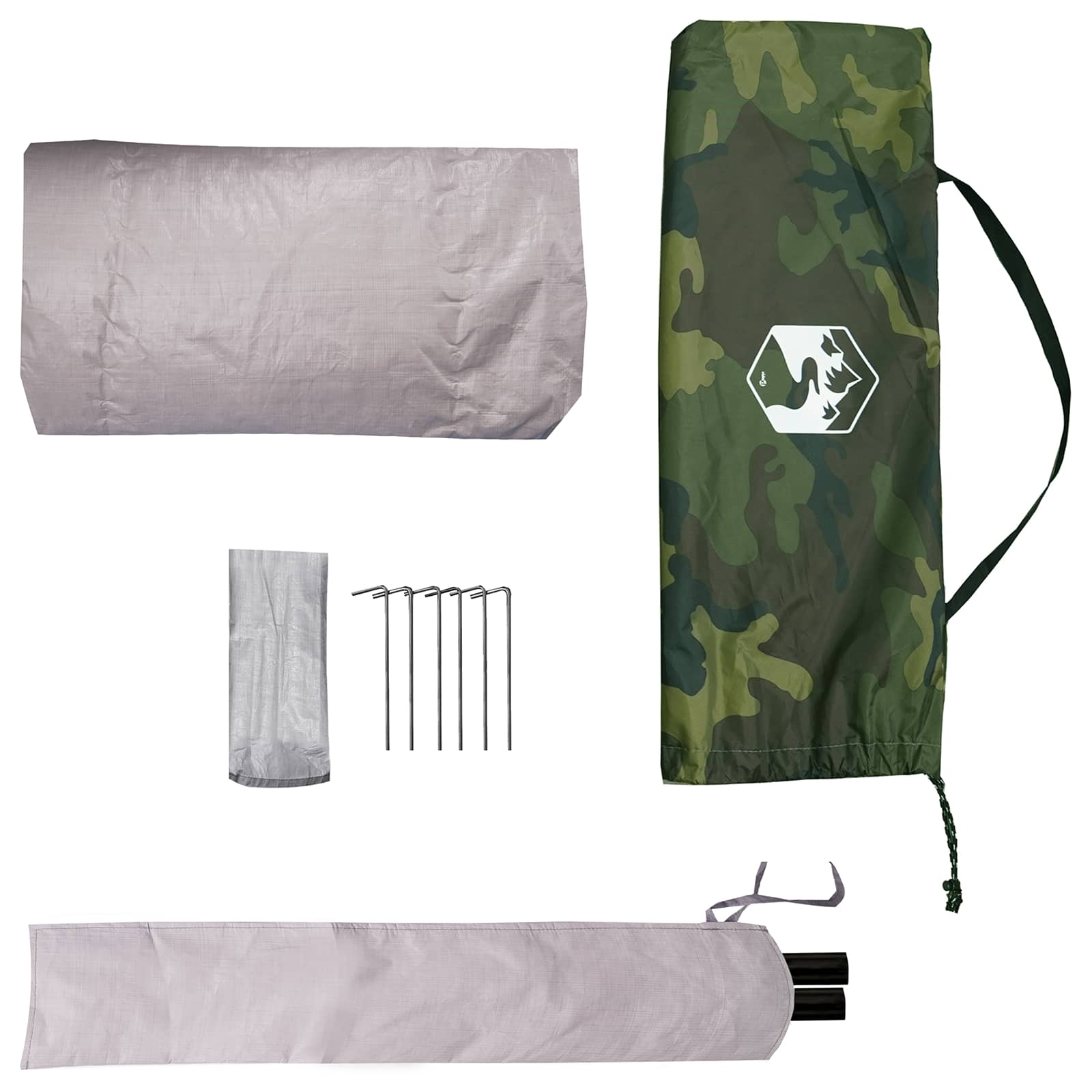 Backpacking Telt Camouflage 4-personers