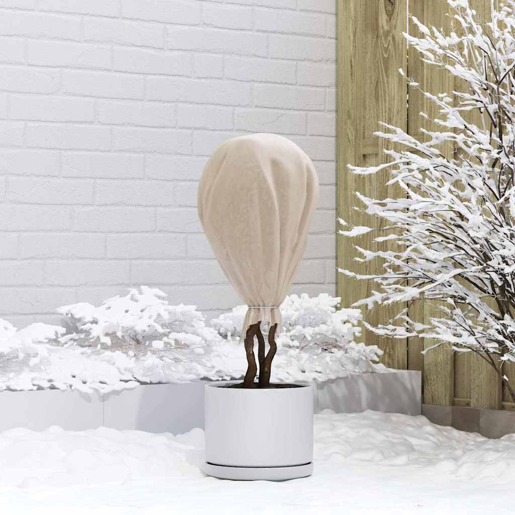 Frostbeskyttelsesplante fleece Beige 20 x 1,6 m Non-woven stof