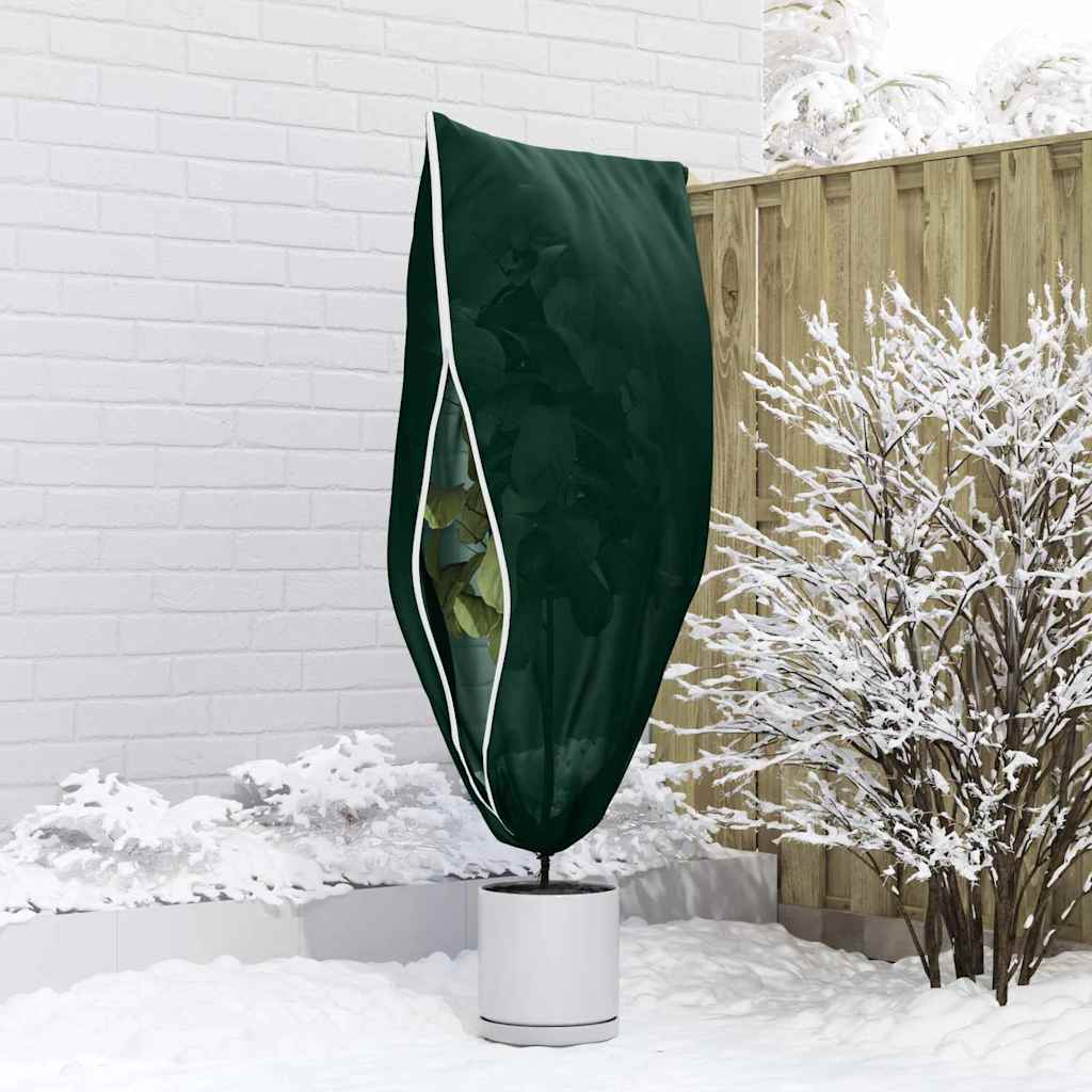 Frostbeskyttelses Plantefleece Dække 5 pcs Grøn 1,55 x 1,55 m