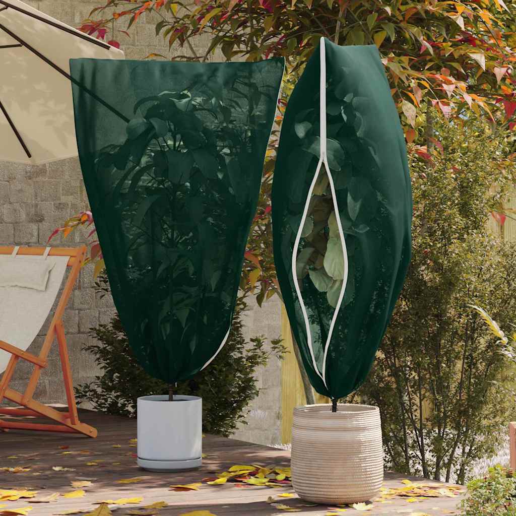 Frostbeskyttelses Plantefleece Dække 5 Pcs Grøn 1,8 X 1,2 M - Vidaxl