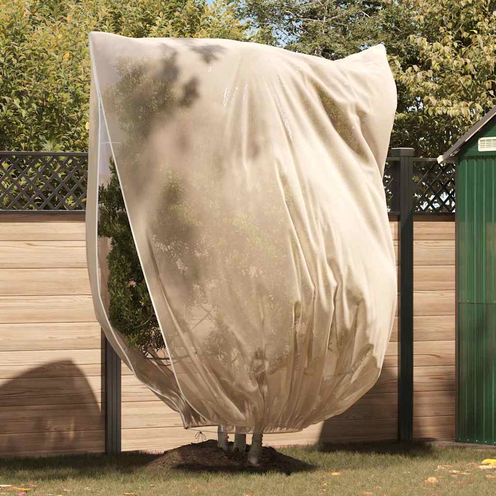 Frostbeskyttelses Plantefleece Dække Beige 2,4 X 2 M - Vidaxl