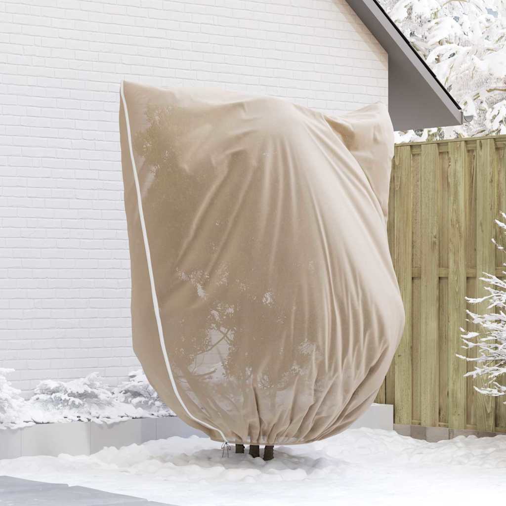 Frostbeskyttelses Plantefleece Dække 3 pcs Beige 2,4 x 2 m