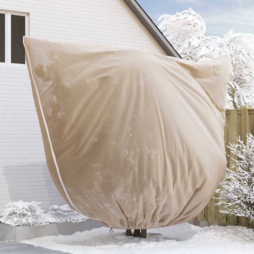 Frostbeskyttelses Plantefleece Dække 3 pcs Beige 3 x 3,93 m