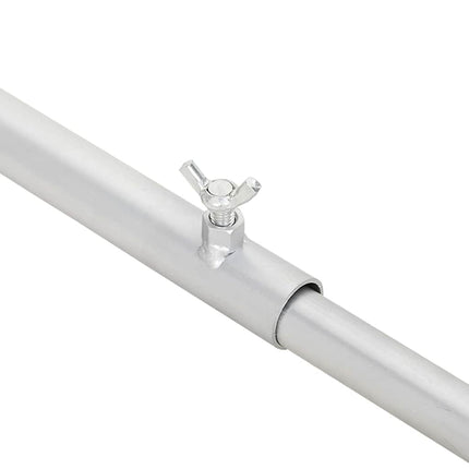 Tarpaulin Bracket til Trailere 2 stk. Sølv 102-155 cm Aluminium