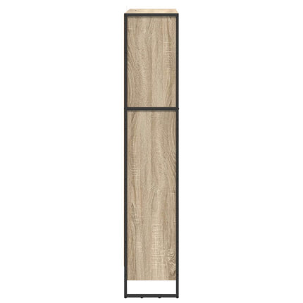 Bogskab 80 x 30 x 155 cm Konstrueret træ Sonoma