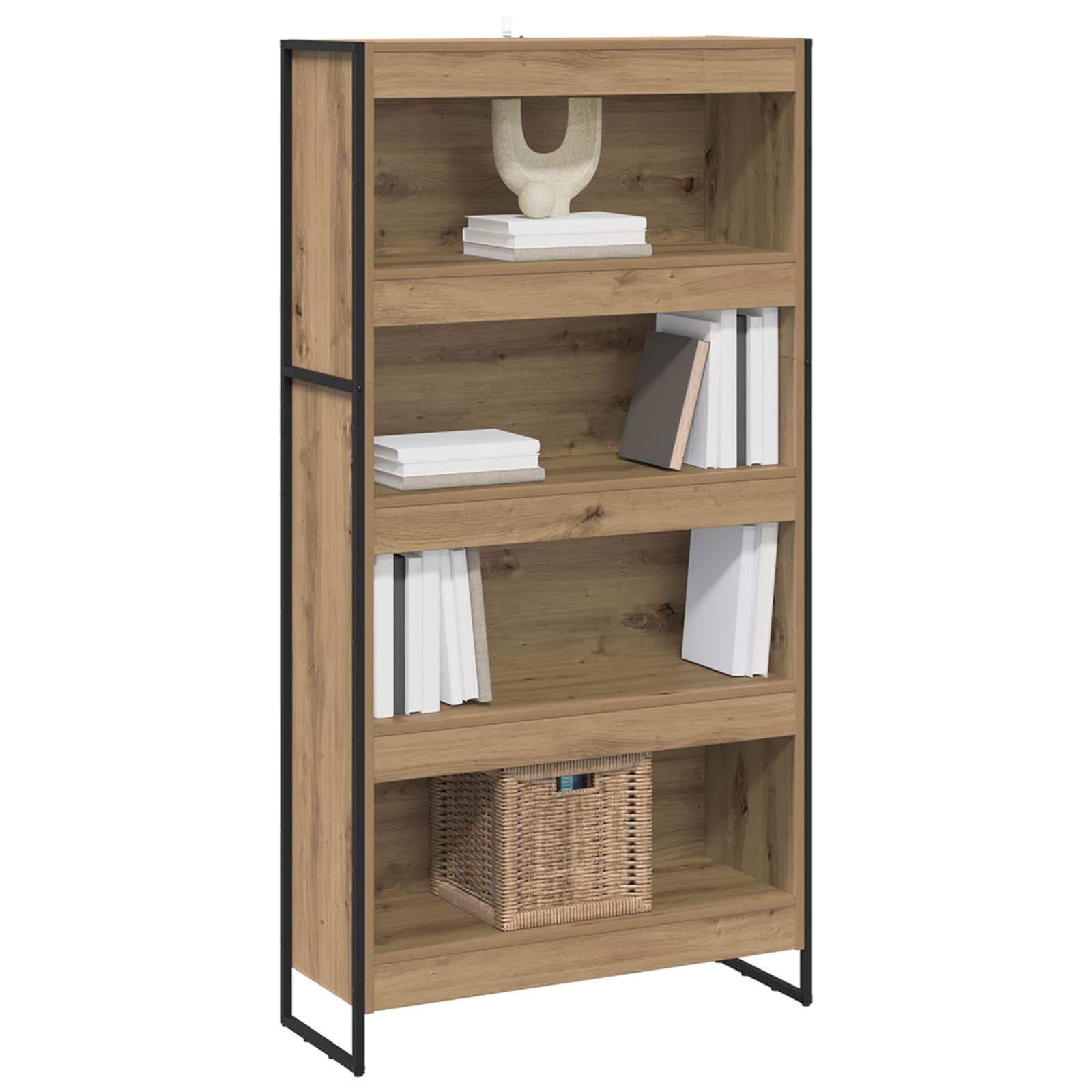 Bogskab 2 pcs Artisan eg 80 x 30 x 155 cm Konstrueret træ