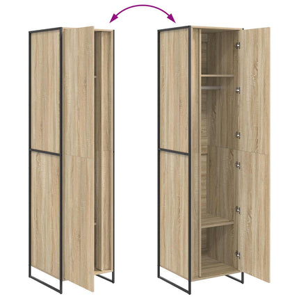 Warderobe Sonoma 50 x 50 x 200 cm Konstrueret træ