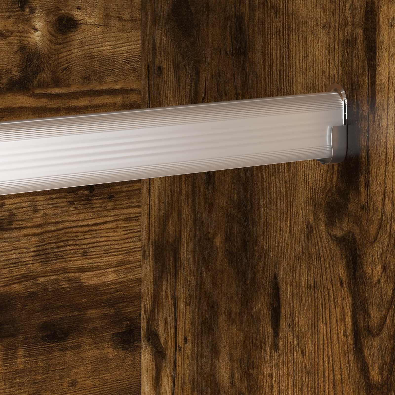 Warderobe 2 pcs Røget Eg 50 x 50 x 200 cm Konstrueret træ