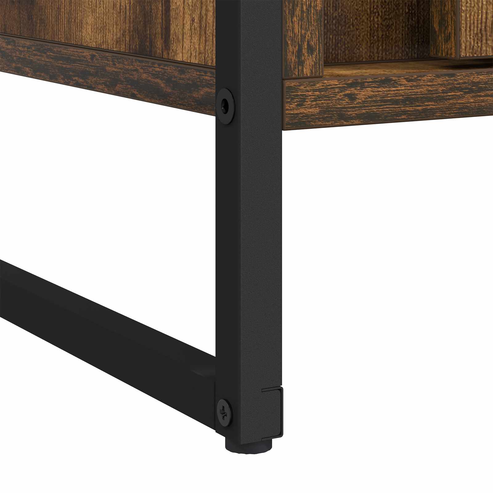 Warderobe 2 pcs Røget Eg 50 x 50 x 200 cm Konstrueret træ