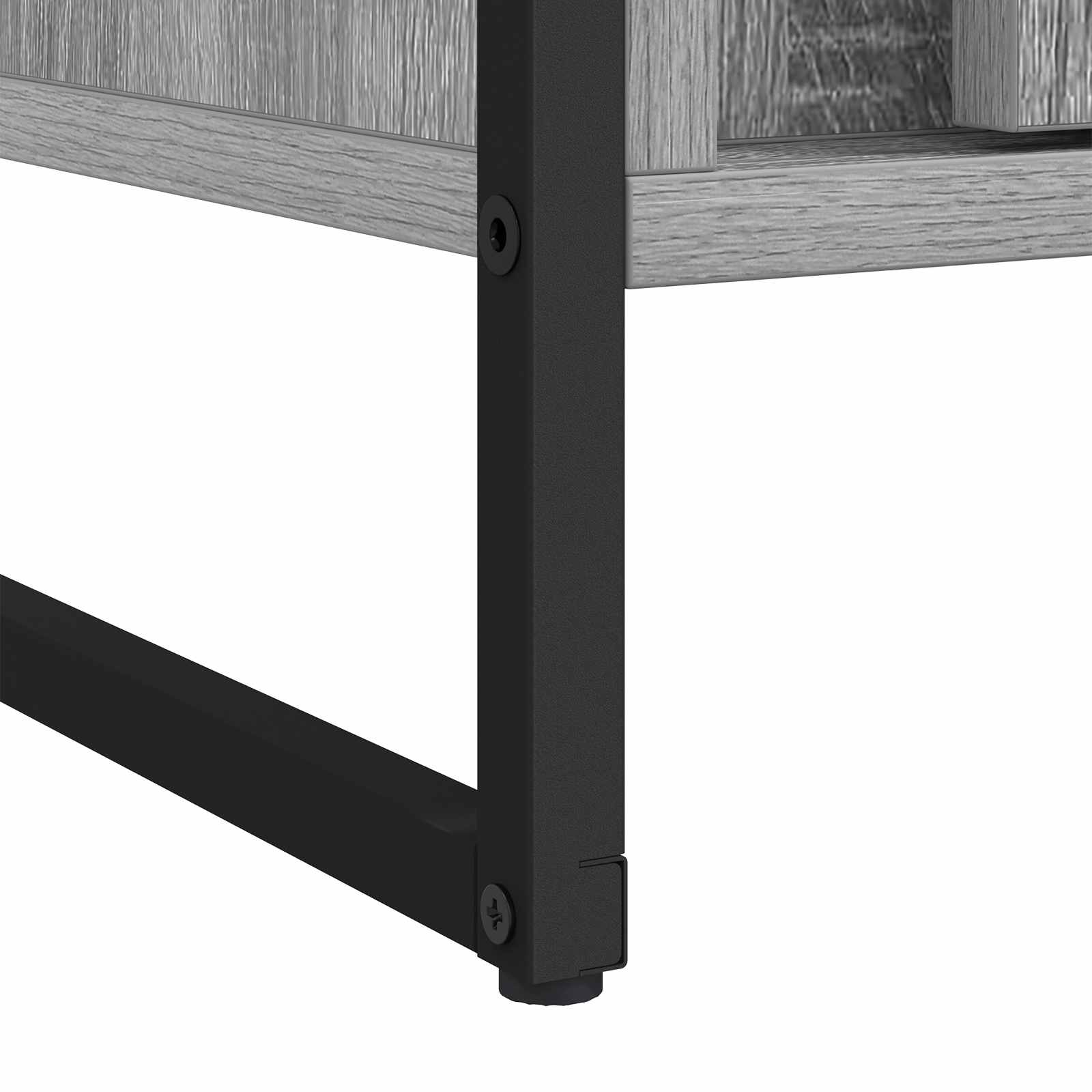 Warderobe 2 pcs Grå Sonoma 50 x 50 x 200 cm Konstrueret træ