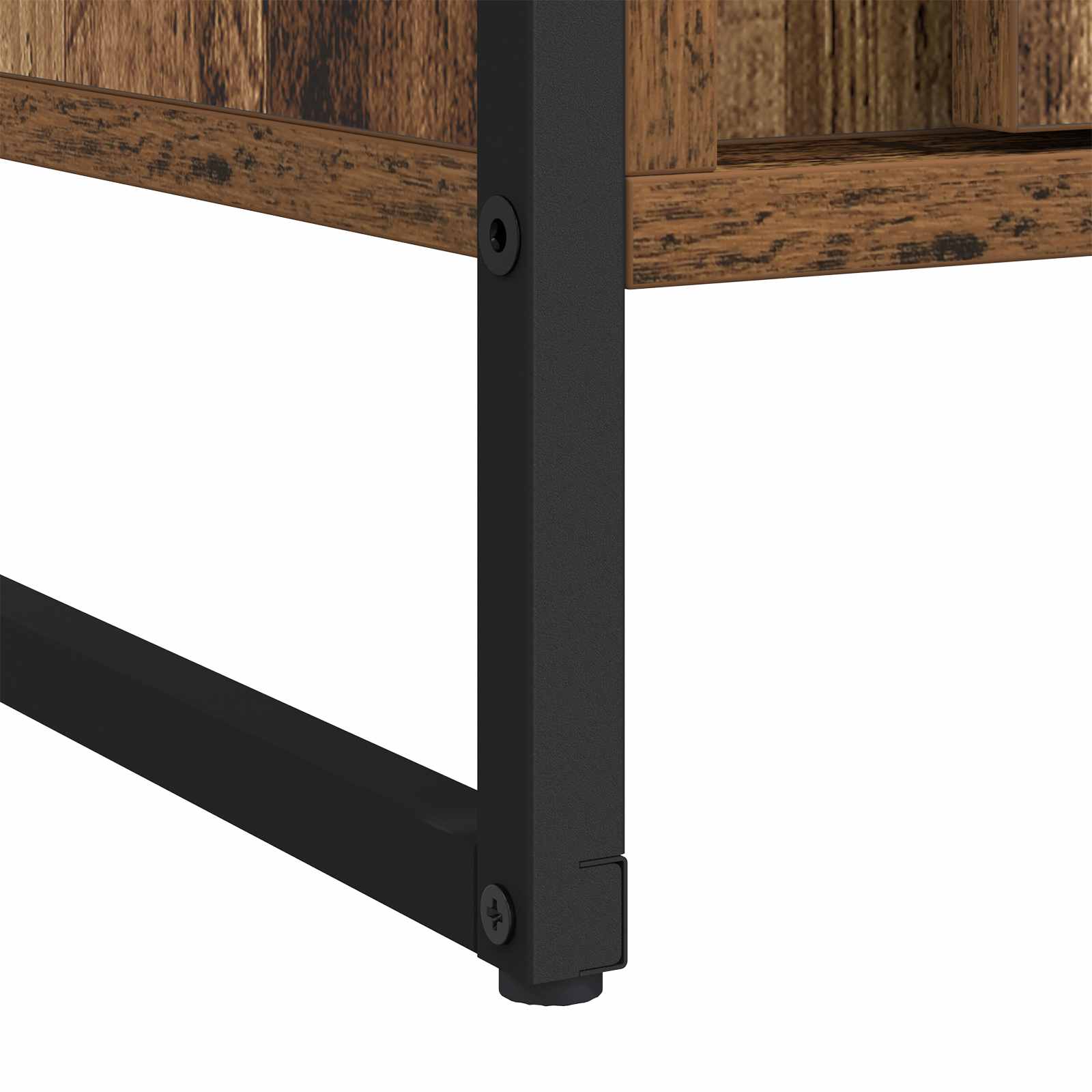 Warderobe 2 pcs Gammelt træ 50 x 50 x 200 cm Konstrueret træ