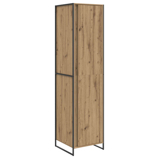 Warderobe med dør Artisan eg 50 x 50 x 200 cm Konstrueret træ