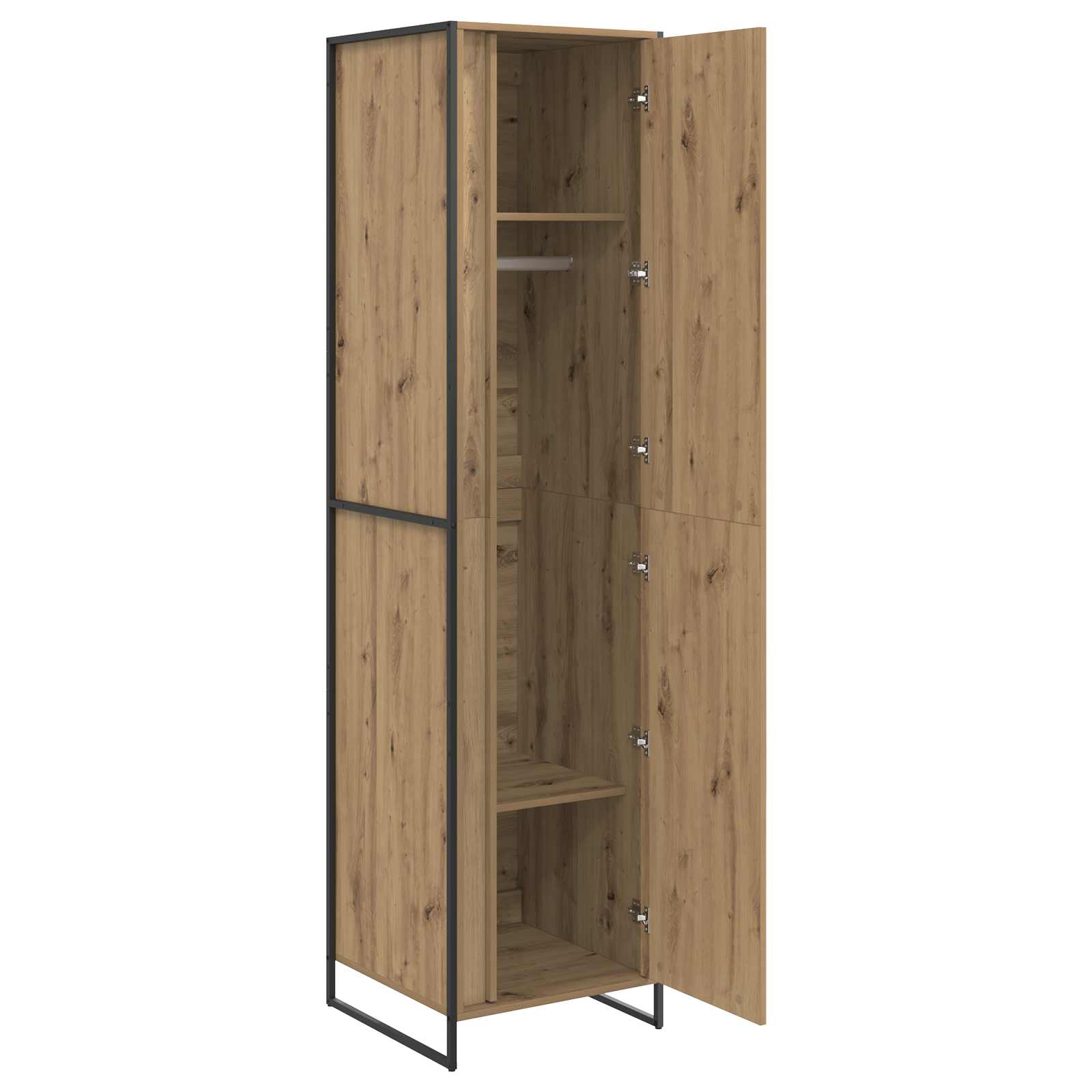 Warderobe 2 pcs Artisan eg 50 x 50 x 200 cm Konstrueret træ