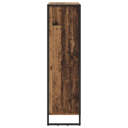 Bogskab 99,5 x 30 x 108 cm Konstrueret træ Gammelt træ