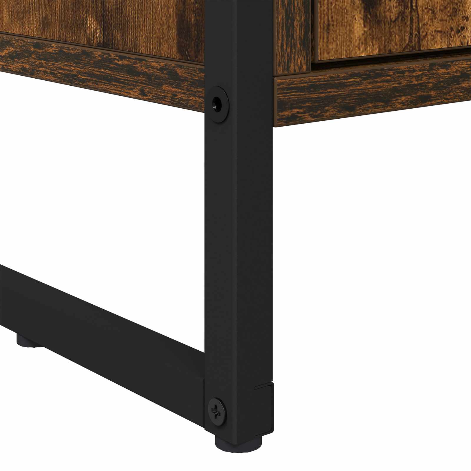 Høje Skabe 2 pcs Røget Eg 60 x 36 x 200 cm Konstrueret træ