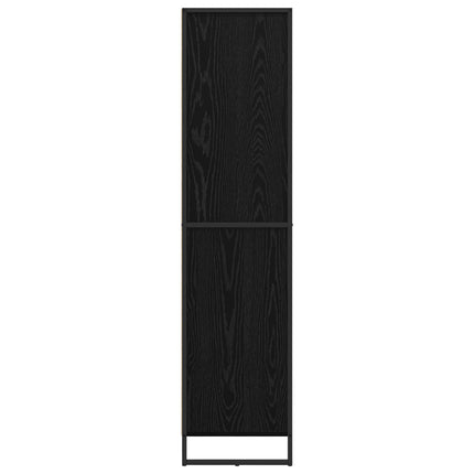 Sideboard Sort eg 81 x 36 x 150.5 cm Konstrueret træ