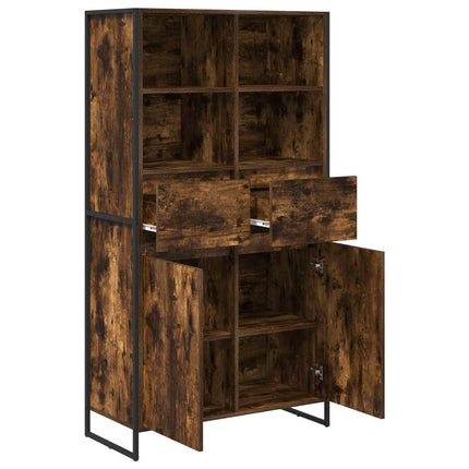 Sideboard Røget Eg 81 x 36 x 150.5 cm Konstrueret træ