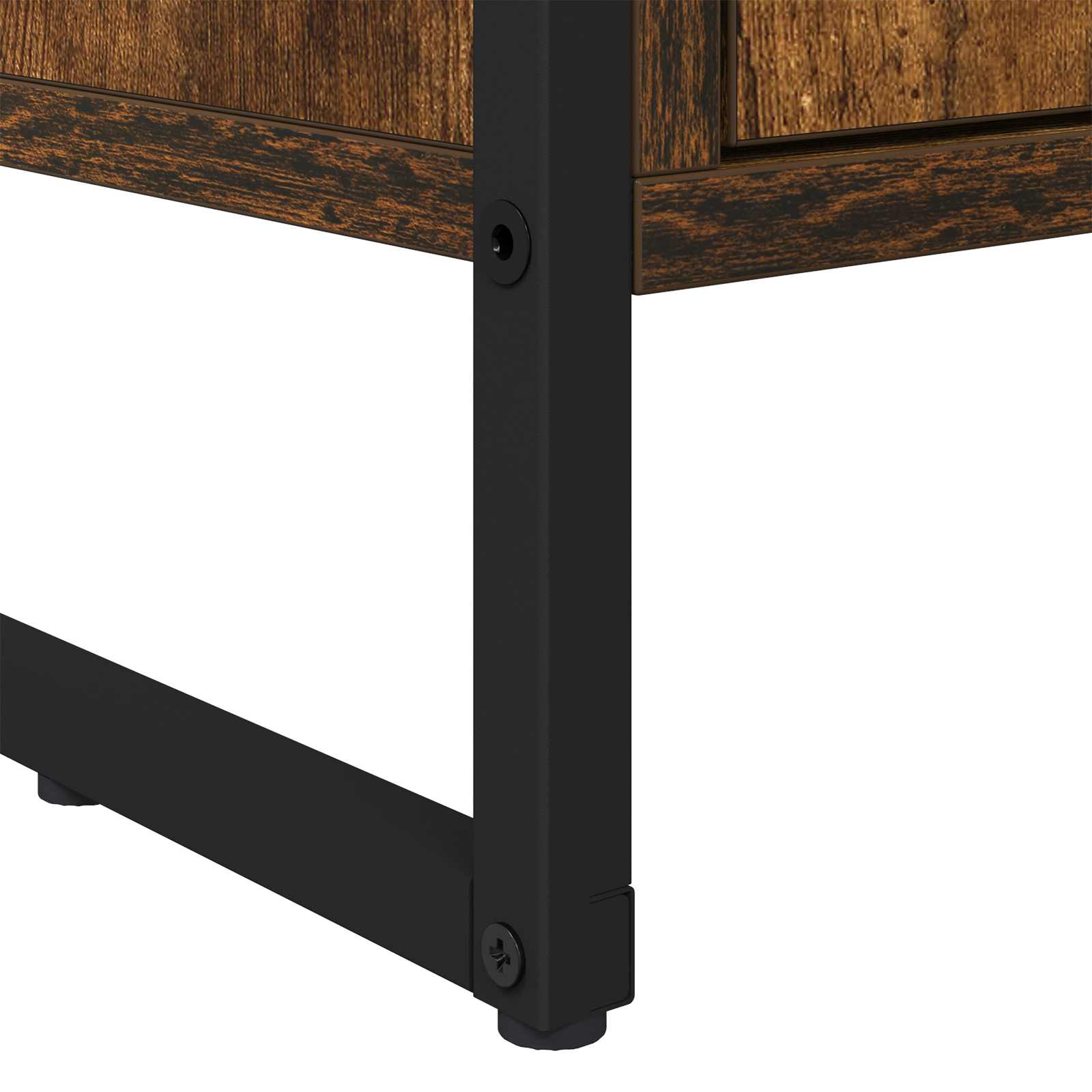 Høje Skabe 2 pcs Røget Eg 79 x 36 x 200 cm Konstrueret træ