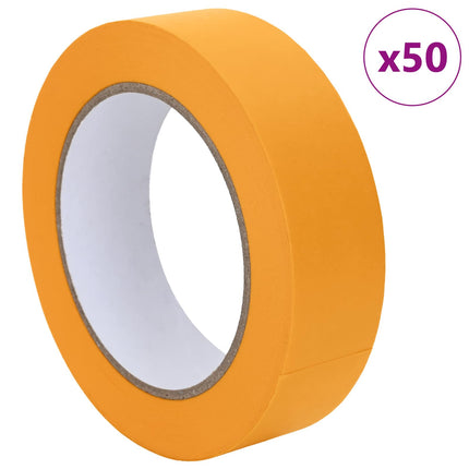 Maler Maskeringstape 50 pcs Gul 30mm x 50m Papir